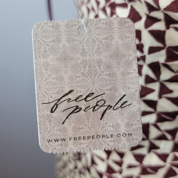 Free People | Kai Printed Mini Dress in colour "Coffee Combo" - Picture 9 of 15